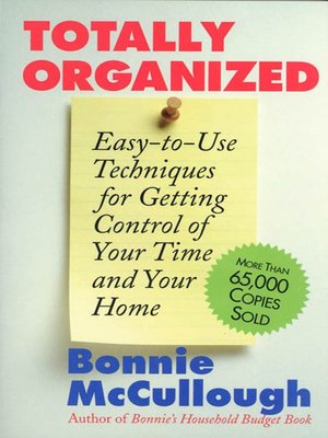 cover image of Totally Organized